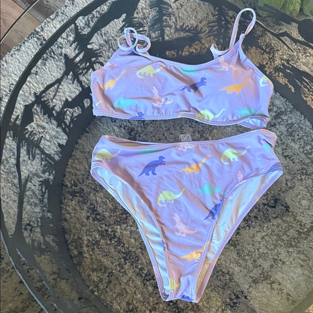 Dinosaur Print Bikini Set